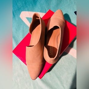 Catherine Malandrino Zwan Asymetrical Flat Shoe NWB